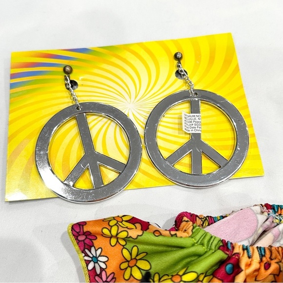 Leg Avenue Love Child (Hippie) 5pc Women's Halloween Cosplay Costume - Picture 4 of 12